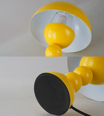 FJFJGO TABLE LAMP Aesthetic Mushroom Accent Table Lamps Nordic Small Bedside Lamp for Living Room Bedroom Mid Century Modern Table Lamp
