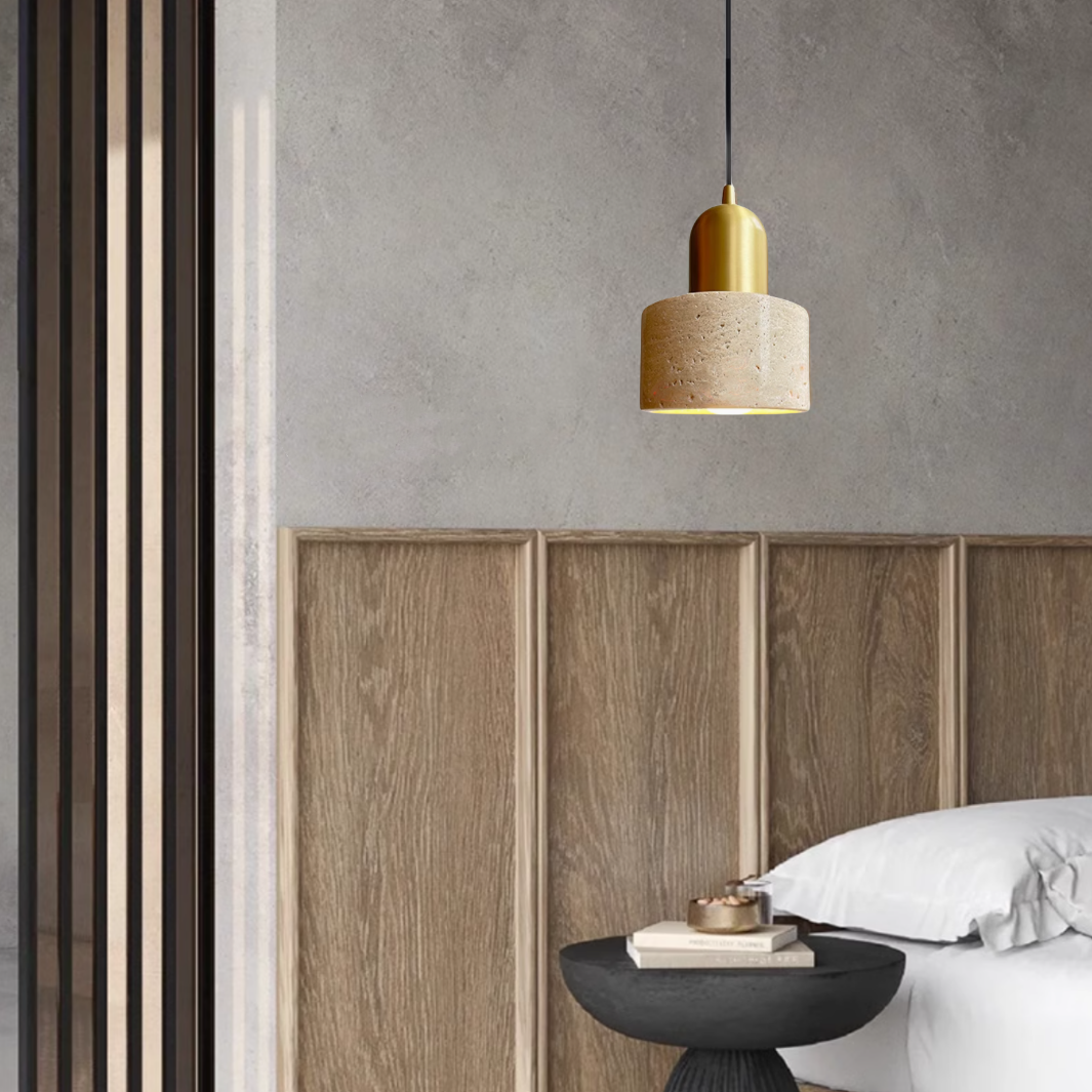 FJFJGO PENDANT LIGHTS Dark Wood Pendant Light Brown Farmhouse Wooden Hanging Lamp 1 Lights  Brass Chandelier Rustic Mini Pendant Lights