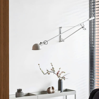 FJFJGO WALL LIGHTS Long Arm Wall Lamp White Modern Plug-in Sconces Wall Lighting