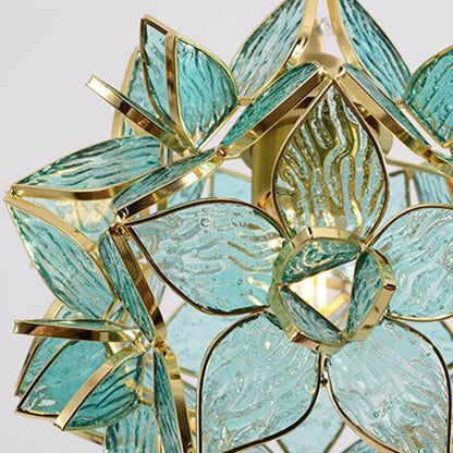 FJFJGO PENDANT LIGHTS Floral Petal Light Fixture Modern Hanging Lamp 7 Inch Mini  Pendant Lighting for Kitchen Island