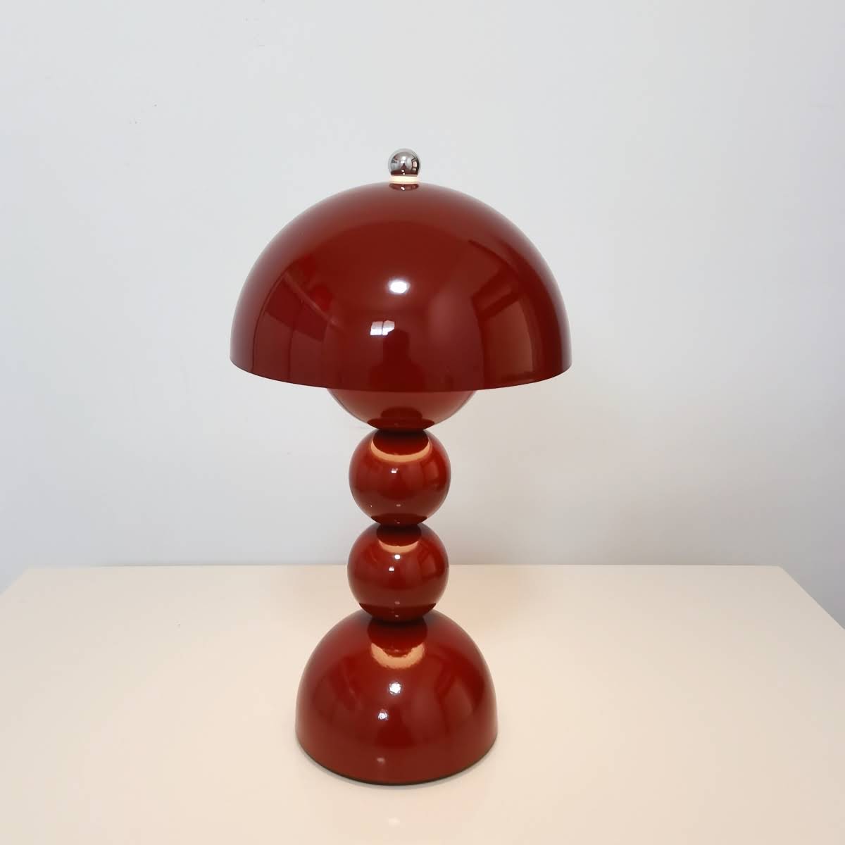 FJFJGO TABLE LAMP Aesthetic Mushroom Accent Table Lamps Nordic Small Bedside Lamp for Living Room Bedroom Mid Century Modern Table Lamp